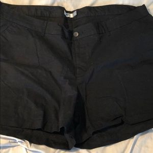 Black shorts 5” inseam